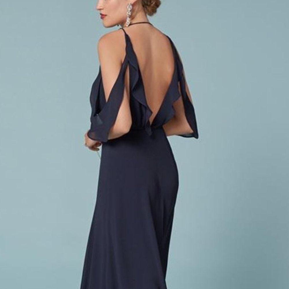 Reformation Cordelia Dress - Midnight Blue - new